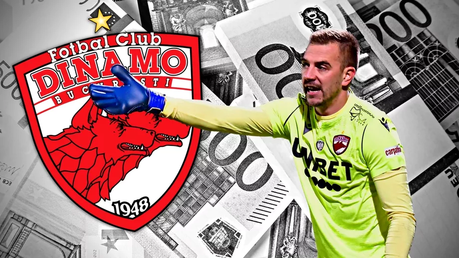 Dinamo paguba importanta in transferul lui Iliev la Hermannstadt Portarul poate ajunge gratis la U Cluj Exclusiv
