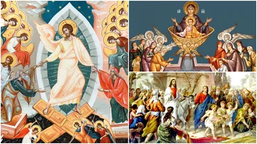 Calendar ortodox pentru luna aprilie 2022 Cand pica Floriile Pastele si Izvorul Tamaduirii