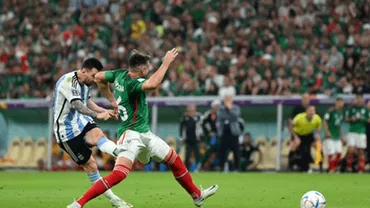 Argentina  Mexic 20 in Grupa C la Campionatul Mondial 2022 Leo Messi gol si assist Argentina respira Video
