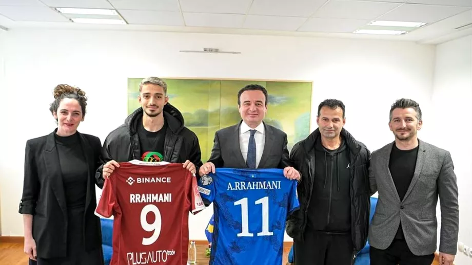 Albion Rrahmani intalnire surpriza la nationala statului Kosovo Atacantul preferat al intregului campionat romanesc
