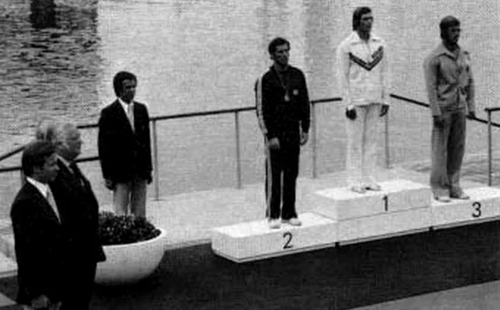 Vasile Dîba podium Montreal 1976