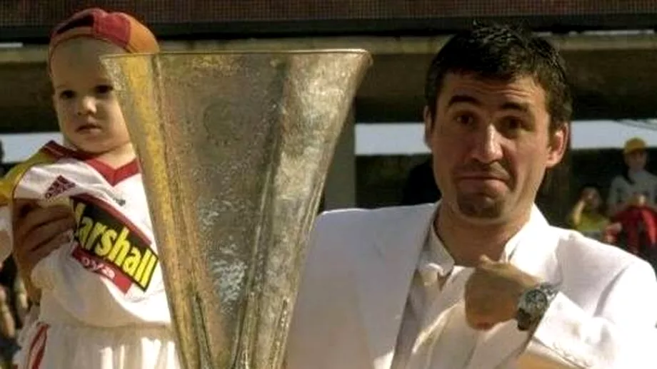 Sau implinit 20 de ani de cand Hagi si Popescu au castigat Cupa UEFA cu Galatasaray Au primit omagii din partea forului european Video
