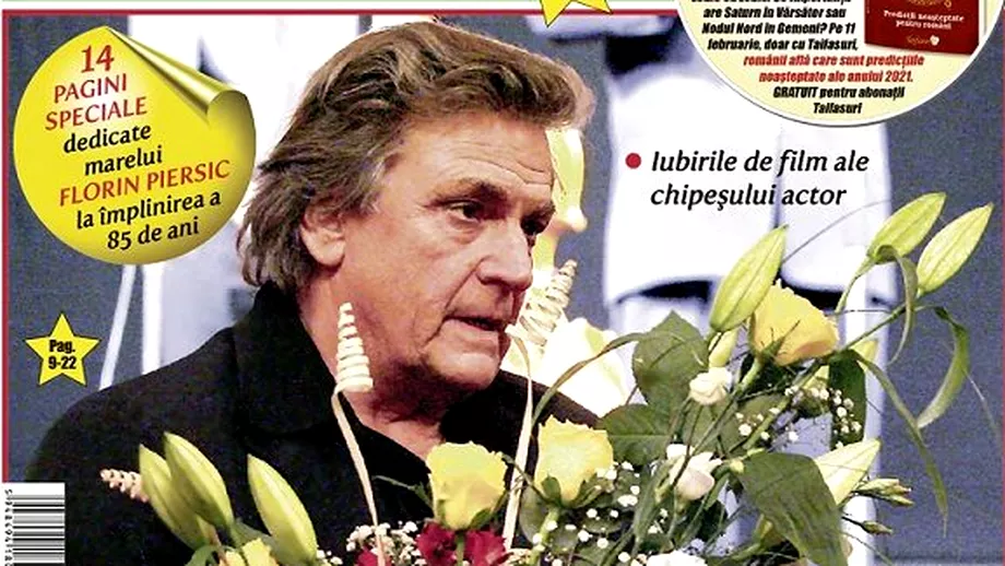 Piersic de 85 de ani Revista Taifasuri il cinsteste pe Margelatu cu 15 pagini de exceptie La multi ani Florin Romania te iubeste