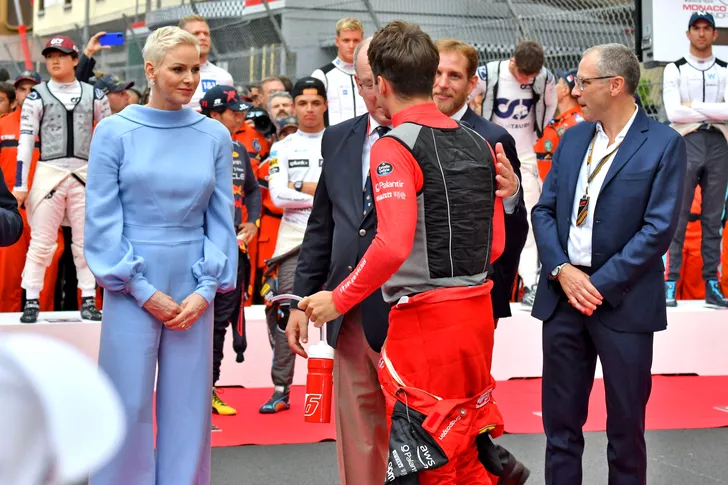 Prințesa Charlene, apariție la circuitul de Formula 1 din Monaco