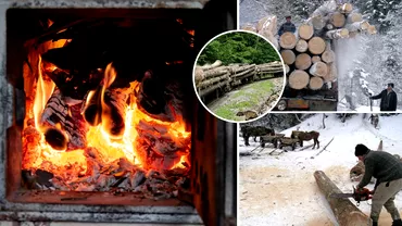 Cum au ajuns romanii sa plateasca dublu pentru lemnele de foc Jumatate din gospodariile din tara se incalzesc in acest fel