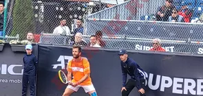 ATP 250 Tiriac Open Sumudica in tribune alaturi de un fost jucator de la Dinamo si FCSB