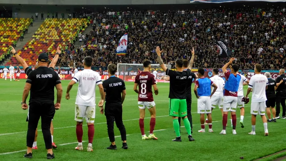 Fanatik a surprins bucuria rapidistilor la finalul derbyului cu FCSB Reactia de senzatie a lui Mihai Iosif Exclusiv