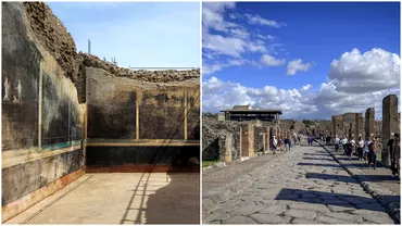 Descoperire importanta in ruinele de la Pompei Arheologii au gasit Camera neagra