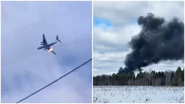 Video Un avion sa prabusit in Rusia la 200 de km de Moscova Cati oameni erau la bord