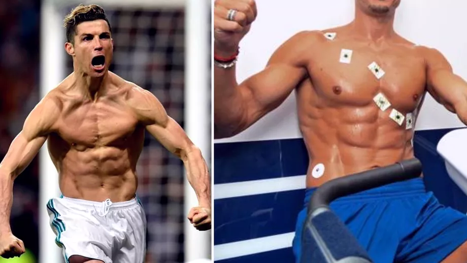 Un fotbalist roman de top il bate si pe Cristiano Ronaldo la abdomen Poza uimitoare de la vizita medicala