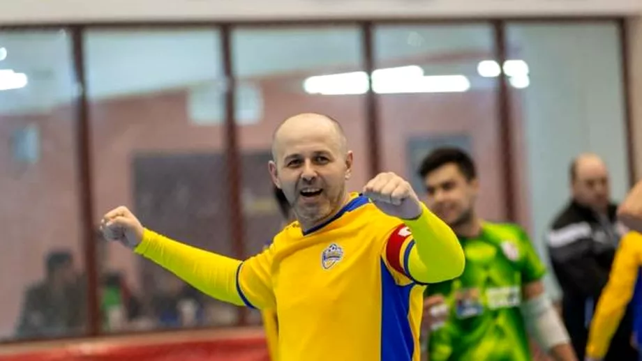 Primul marcator din istoria nationalei de futsal a Romaniei a ajuns la 41 de ani dar nu renunta Vreau sa mai joc
