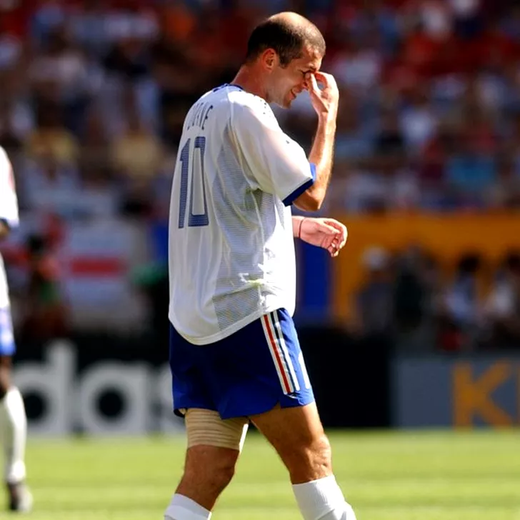 Zinedine Zidane, decepţionat la Campionatul Mondial din 2002
