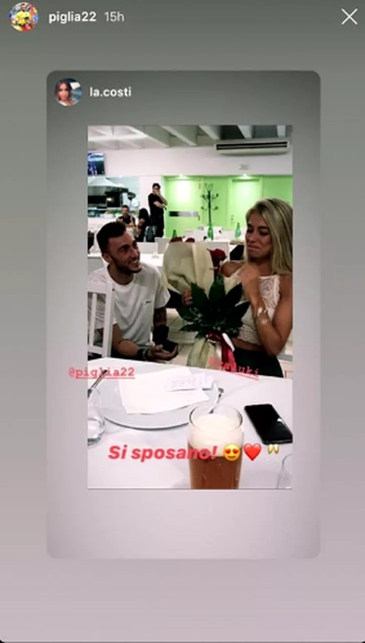 Mirko Pigliacelli și-a cerut iubita în căsătorie. Sursă Foto: Instagram