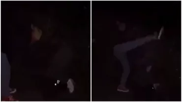 Fata de 11 ani lovita cu pumnii si cu picioarele intrun parc din Timisoara Scena a fost filmata Video