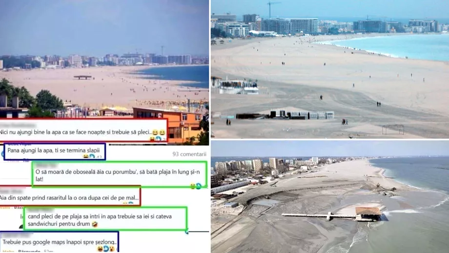 Turistii si investitorii revoltati dupa largirea plajei din Mamaia Glume savuroase in mediul online Pana ajungi la apa ti se termina slapii