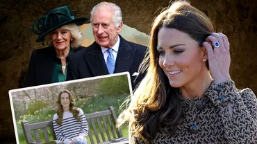 Unde a disparut Kate Middleton Regele Charles fara nora si fiu in aparitia din Duminica Invierii de Pastele catolic