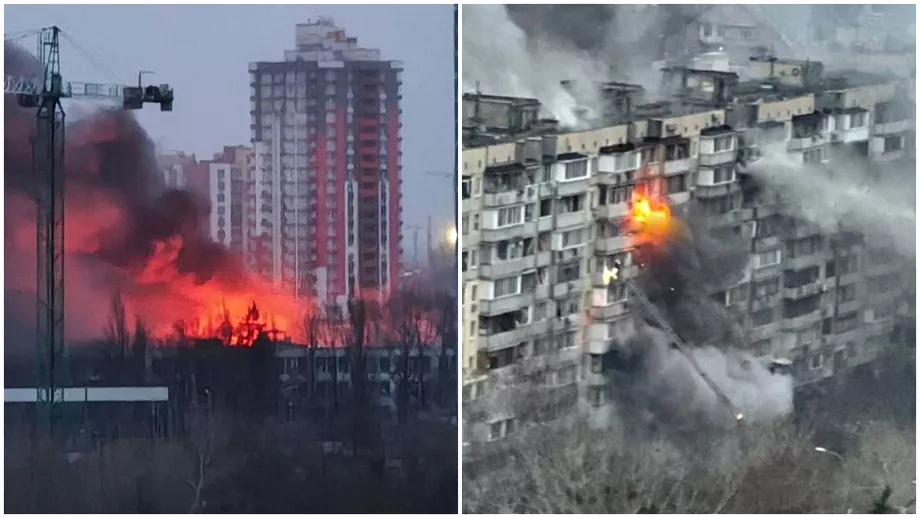 Video Rusia atac masiv in Ucraina Kievul vizat de bombardamente Zelenski anunta 4 morti si 92 de raniti Update