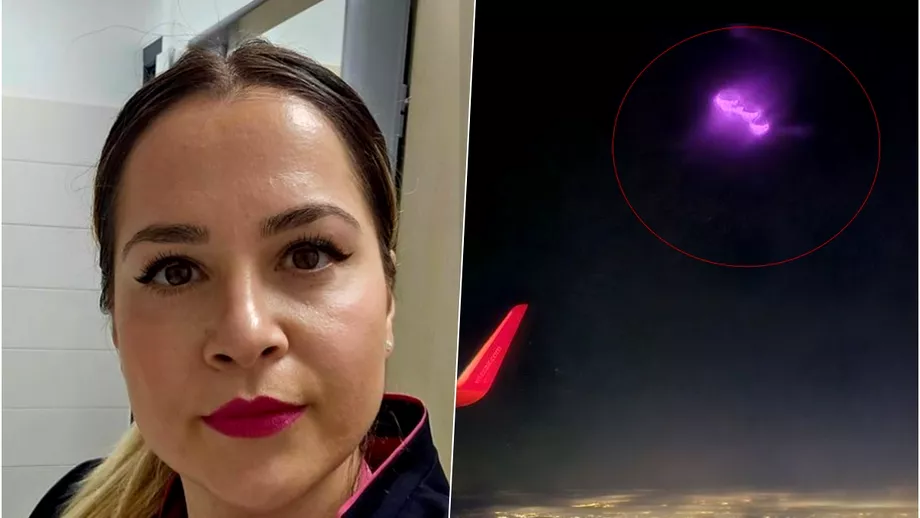 Ce a filmat o stewardesa din Romania in timpul zborului Imaginile fac inconjurul lumii Nimeni nu gaseste o explicatie