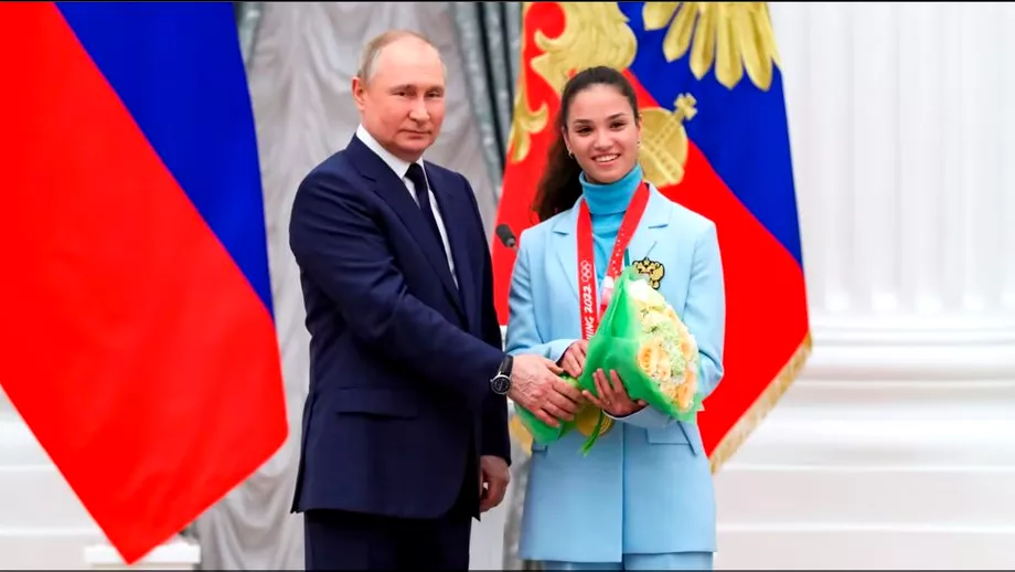 Discurs socant al unei campioane olimpice in fata lui Vladimir Putin Rusia a devenit din nou puternica Ne place Video