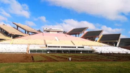 FOTO Cel mai ciudat stadion din lume! Tribune triunghiulare și capacitate uriașă: ”O...