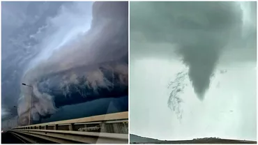 Romania lovita de furtuni puternice Ce au vazut pe cer locuitorii din Arad si Bihor Video