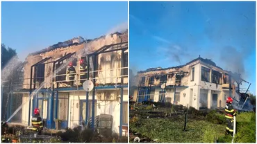 Casa de vacanta a fostului ministru Miron Mitrea distrusa de incendiu Focul pus intentionat