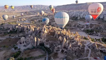 Un balon cu turisti sa prabusit in regiunea Cappadocia din Turcia Doi cetateni spanioli au murit