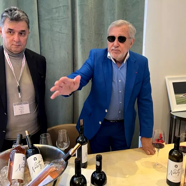 Ilie Năstase, la lansarea noului vin marca „Nasty”