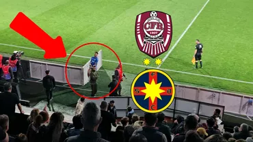 Ce a facut Florinel Coman imediat dupa fluierul final al lui Coltescu in CFR Cluj  FCSB Video