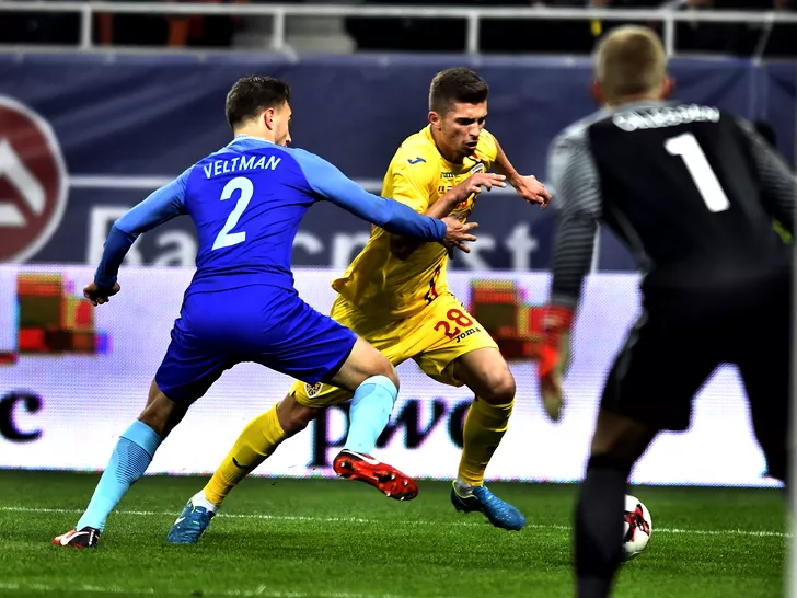 Ultima prezenţă a lui Florin Tănase sub tricolor a fost în România-Olanda 0-3, în 2017. Foto: repressport.eu