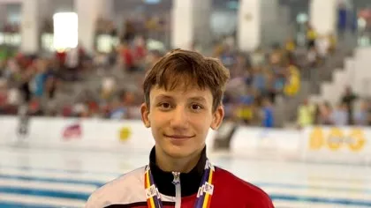 Luca Pojar, puștiul de 12 ani pornit pe urmele lui David Popovici. Nouă...