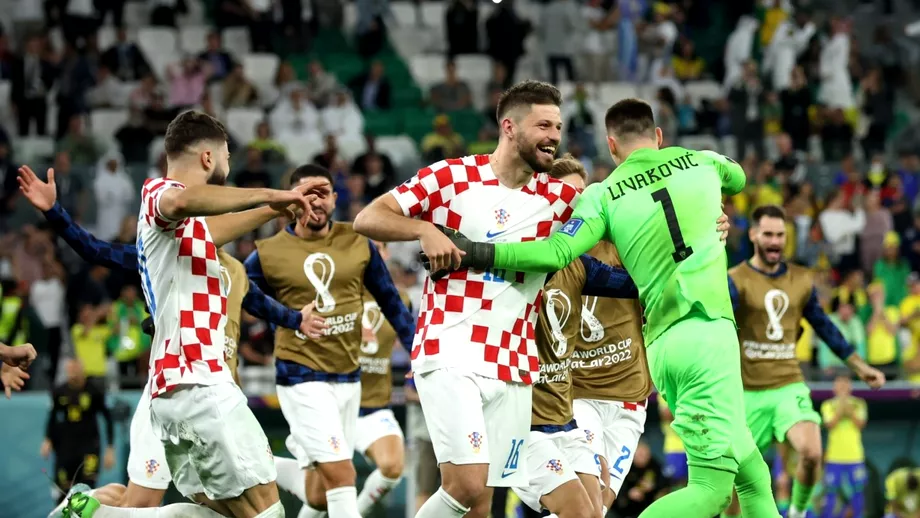 Croatia  Brazilia 11 42 la loviturile de departajare in sferturile de finala de la Campionatul Mondial 2022 Dominik Livakovic ales din nou omul meciului Update