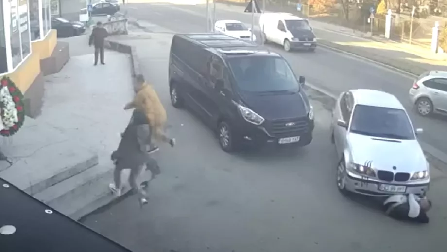 Video Soferul care a lovit si tarat intentionat un barbat cu masina retinut pentru tentativa de omor BMWul folosit ca arma