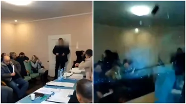 Video Un consilier din Ucraina a detonat mai multe grenade paralizante intro sala plina Un mort si 26 de raniti