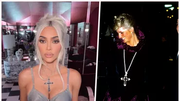 Kim Kardashian achizitie complet neasteptata Vedeta a cumparat un crucifix al printesei Diana