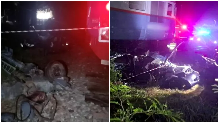 O fata de 15 ani a murit si alti 4 tineri au fost raniti in Teleorman Masina lor spulberata de un tren