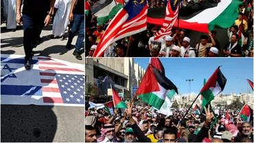 Mitinguri de solidaritate cu populatia din Fasia Gaza Orasele unde mii de oameni au iesit in strada