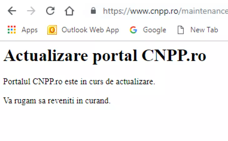 Probleme pentru toți pensionarii! Site-ul CNPP nu funcționează de mai multe zile. Nu se poate folosi calculatorul de pensii