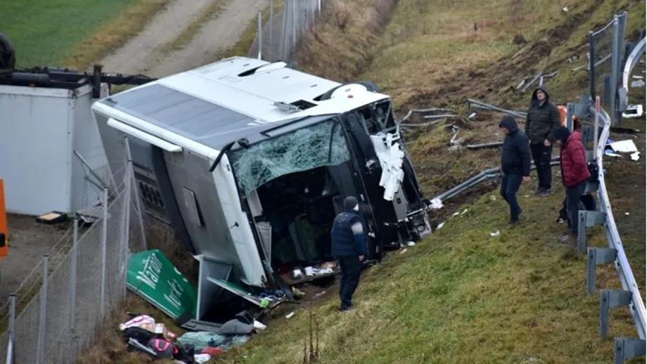 Tragedie rutiera cu un autocar romanesc in Slovenia Sunt cel putin trei morti Reactia MAE Update