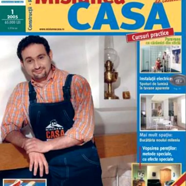 Adrian Văncică, pe coperta revistei Misiunea Casa