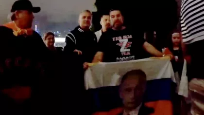 Imagini ”rușinoase”! Srdjan Djokovic, lângă susținătorii lui Vladimir Putin: ”Viață lungă Rusiei”