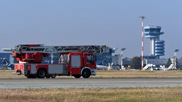 Aterizare de urgenta pe Aeroportul Otopeni Un avion cu trei pasageri la bord a avut probleme tehnice