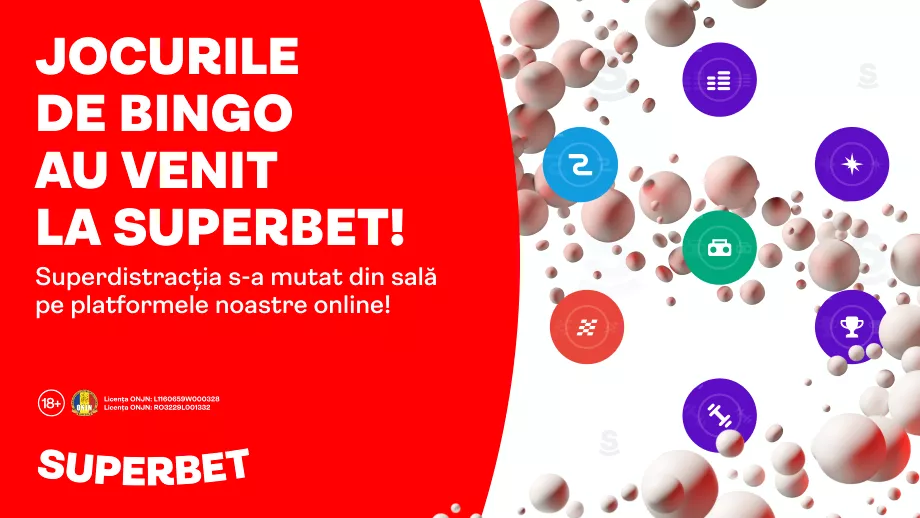 Bingo este cea mai noua sectiune de jocuri din cazinoul Superbet