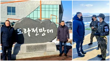 Ce au facut Ciuca si Ciolacu la granita Coreei de Nord Selfie neasteptat din zona demilitarizata