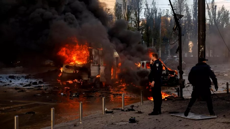 Razboi in Ucraina ziua 229 Bilantul atacului cu rachete rusesti asupra oraselor ucrainene 11 morti si 64 de raniti