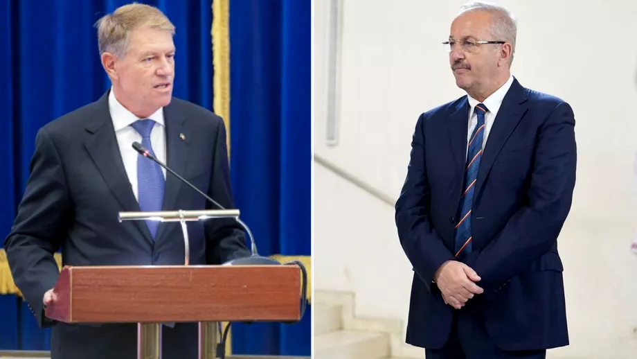 Klaus Iohannis contra directa la adresa lui Vasile Dincu Cum la ironizat presedintele pe seful MApN