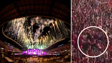 Bataie la festivalul Untold chiar in timpul concertului lui David Guetta Politia a deschis o ancheta VIDEO
