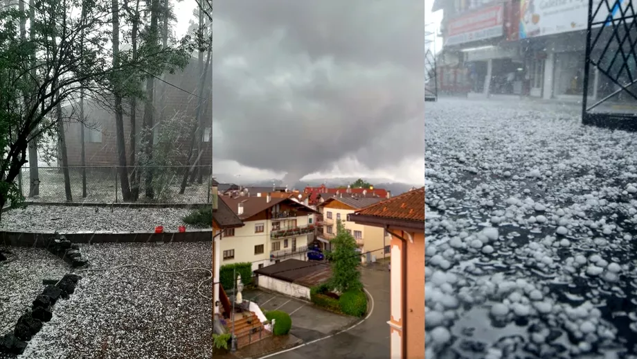 Fenomene meteo extreme in Italia furtuni grindina si o tornada sau abatut asupra mai multor zone Video