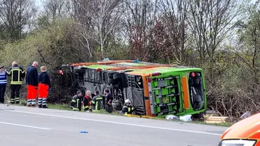 Accident grav de autocar pe o autostrada din Germania Cel putin cinci pasageri au murit