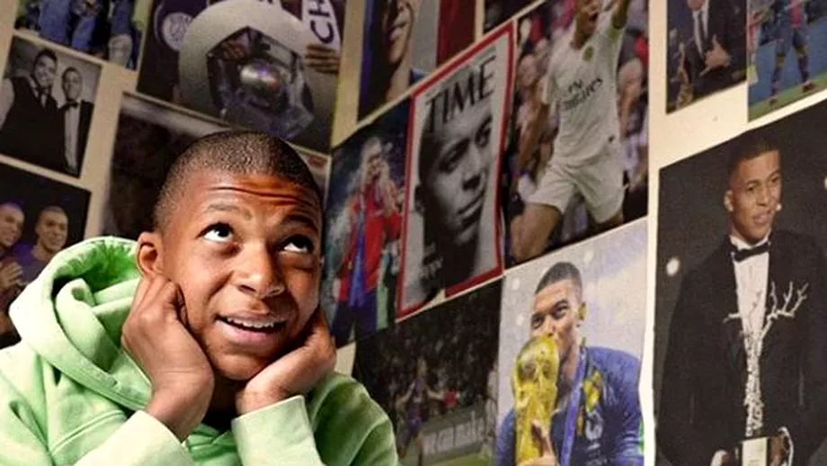 Mbappe sia scos din camera posterele cu Ronaldo Ce imagini a pus in locul idolului sau Foto